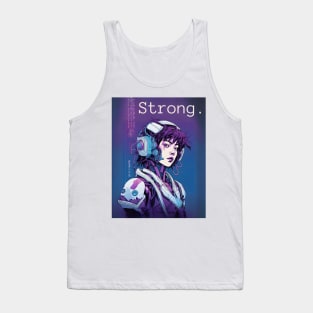 Cyberpunk girl Tank Top